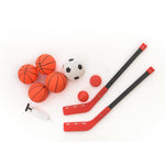 3 Adjustable Height Stand, Basketball + Hockey + Soccer, 3-in-1