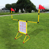 Badminton/ Football Toss/ Baseball Toss 3-In-1  Game